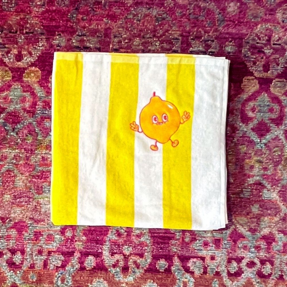 RaeMade Lemon Logo Towel